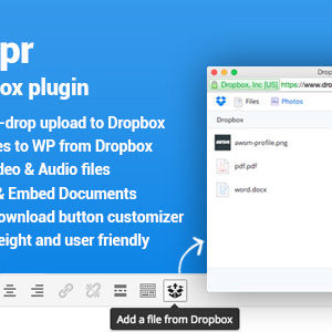 Dropr – Dropbox Integration plugin for WordPress