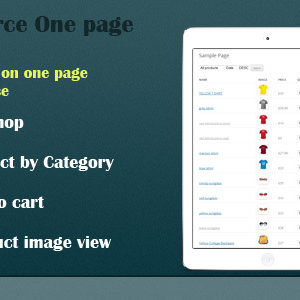 WooCommerce Quick Order One Page Shop v1.3