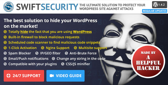 Swift Security Bundle v1.4.2.11 – Hide WordPress, Firewall, Code Scanner