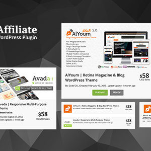 Market Affiliate v1.1 – Envato referral WordPress Plugin