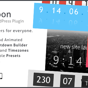 Soon Countdown Pack v1.8.1 – Responsive WordPress Plugin