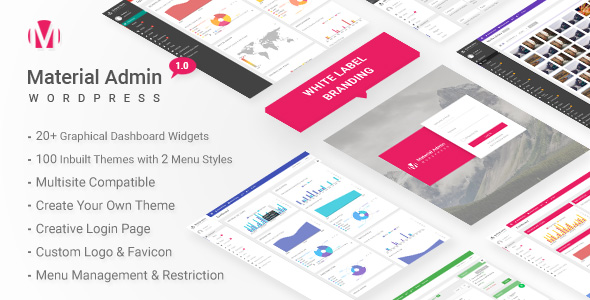 Material – White Label WordPress Admin Theme