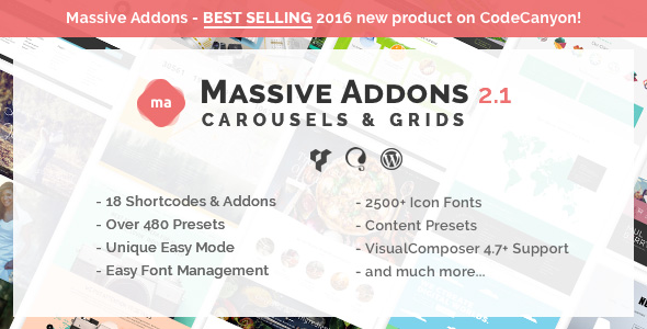 Massive Addons for Visual Composer – Collections Pack v2.1.1