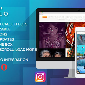 Instagram Portfolio v1.3.2 – WordPress Plugin