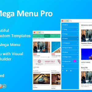 WP Mega Menu Pro v2.0.2 – Responsive Mega Menu Plugin