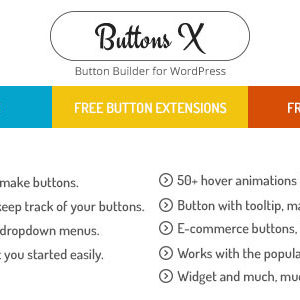 Buttons X v1.6 – Powerful Button Builder for WordPress