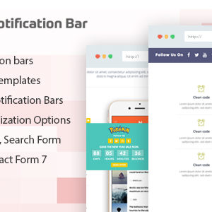 Apex Notification Bar v1.0.4 – Responsive Notification Bar Plugin for WordPress