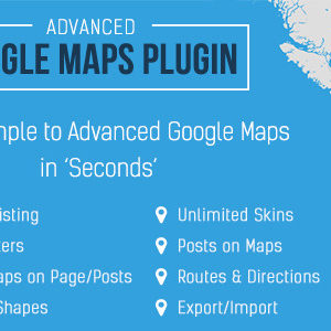 Advanced Google Maps Plugin for WordPress v3.4.5