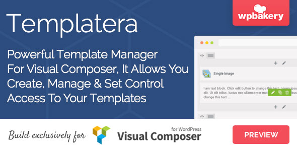 Templatera v1.1.12 – Template Manager for Visual Composer