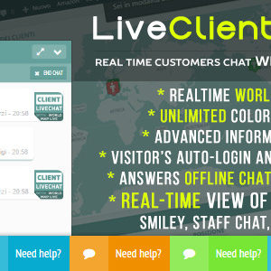 Live Client Chat v2.6 – Help Chat With Visitors Map