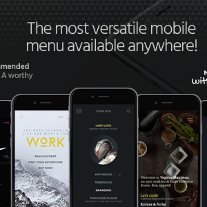 TapTap v3.3 – A Super Customizable WordPress Mobile Menu