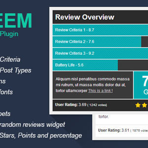 Taqyeem – WordPress Review Plugin v2.2.3