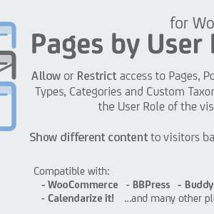 Pages by User Role for WordPress v1.3.6