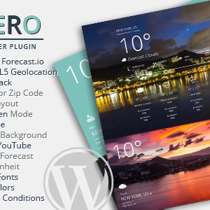 Astero WordPress Weather Plugin v1.3.3