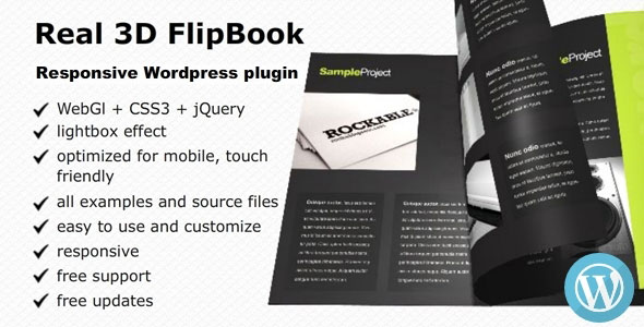 Real 3D FlipBook v2.35 – WordPress Plugin