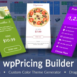 wpPricing Builder v1.5.0 – WordPress Responsive Pricing Tables