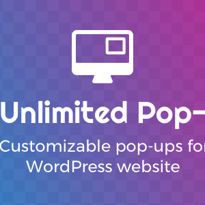 WP Unlimited Pop-ups v1.4.9