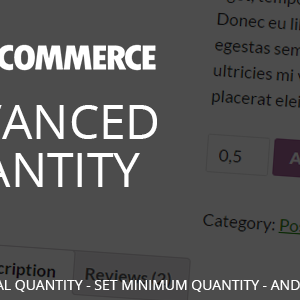 WooCommerce Advanced Quantity v2.2.4