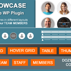 Team Showcase v1.9.6 – Codecanyon WordPress Plugin