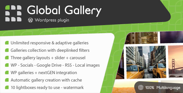 Global Gallery v5.511 – WordPress Responsive Gallery