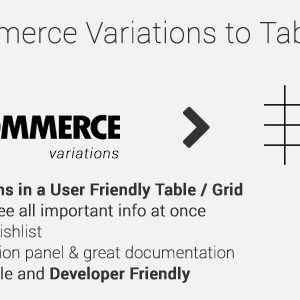 Woocommerce Variations to Table – Grid v1.3.10