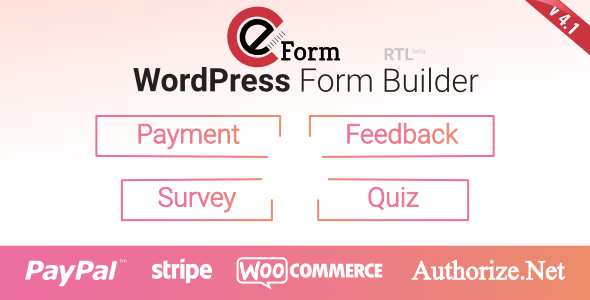 eForm v4.1.0 – WordPress Form Builder