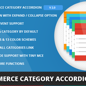 WooCommerce Category Accordion v2.0