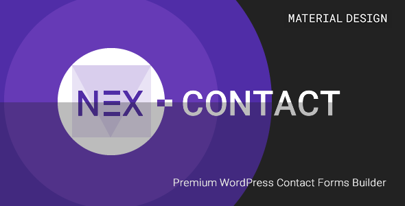 NEX-Contact v1.0 – Ultimate WordPress Contact Form Builder