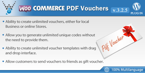 WooCommerce PDF Vouchers v3.2.5 – WordPress Plugin