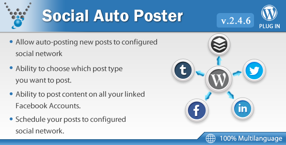 Social Auto Poster v2.4.6 – WordPress Plugin