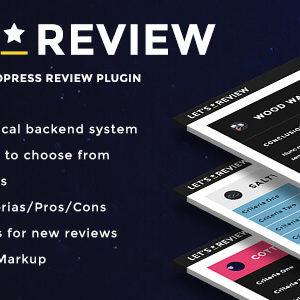 Lets Review v2.1 – WordPress Plugin With Affiliate Options