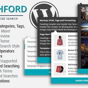 Searchford v1.0.16 – WordPress Advanced Search