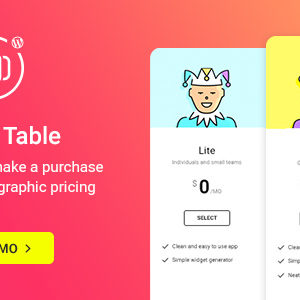 WordPress Pricing Table Plugin v2.0.0