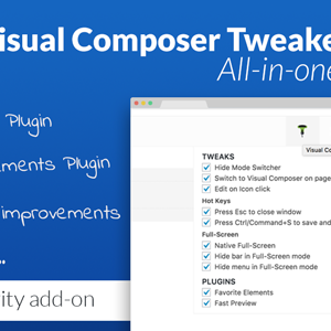 VC Tweaker v1.3.0 – Visual Composer Productivity Add-on