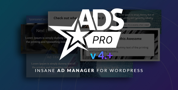 ADS PRO v4.2.1 – Multi-Purpose WordPress Ad Manager