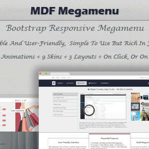 MDF Megamenu v1.1.6 – Bootstrap Responsive Megamenu