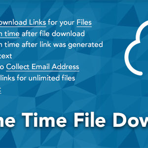 WP One Time File Download v2.0