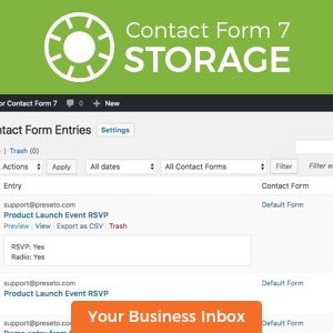 Storage for Contact Form CF7 v2.0.2