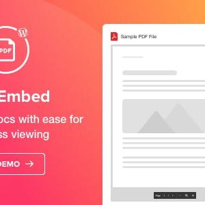 PDF Embed v1.0.0 – WordPress PDF Viewer plugin