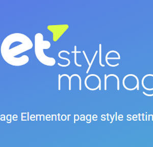 JetStyleManager v1.0.0-beta – Manage Elementor Page Style Settings