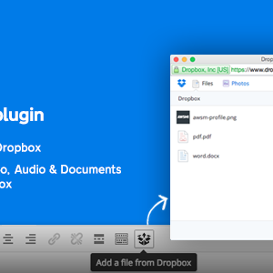 Dropr v1.1.1 – Dropbox Plugin for WordPress