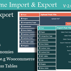 WordPress Awesome Import and Export Plugin v2.7