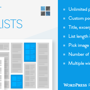 Smart Post Lists Widget for WordPress v2.11