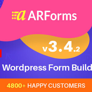 ARForms v3.4.2 – WordPress Form Builder Plugin