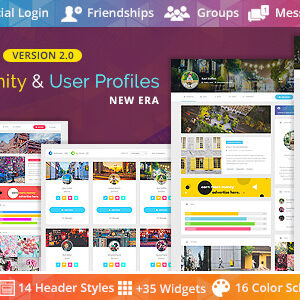 Youzer v2.0.8 – Buddypress Community and User Profiles
