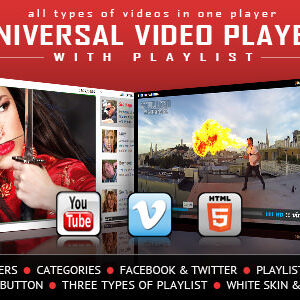 Universal Video Player v3.0 – WordPress Plugin