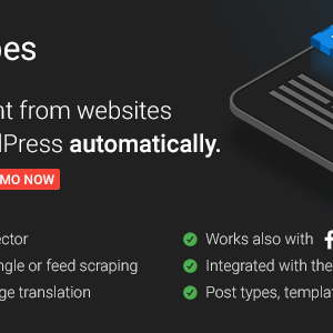 Scrapes v1.4.3 – Web scraper plugin for WordPress