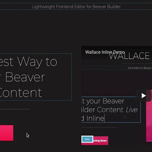 Wallace Inline v2.0.0 – Front-end editor for Beaver Builder