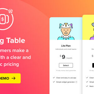 WordPress Pricing Table Plugin v2.3.0