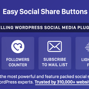 Easy Social Share Buttons for WordPress v5.6